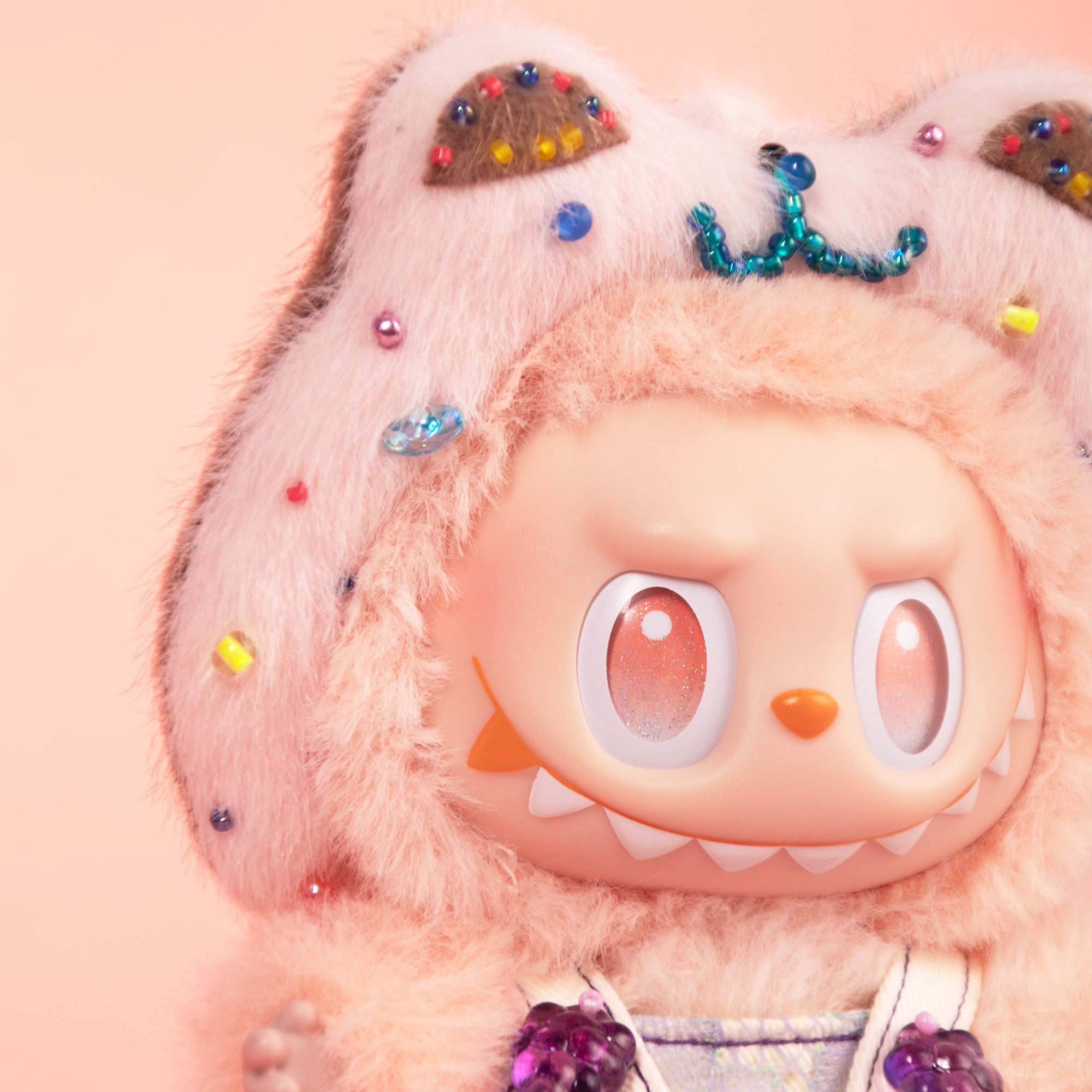 Pink Watermelon Suspenders Dress Set