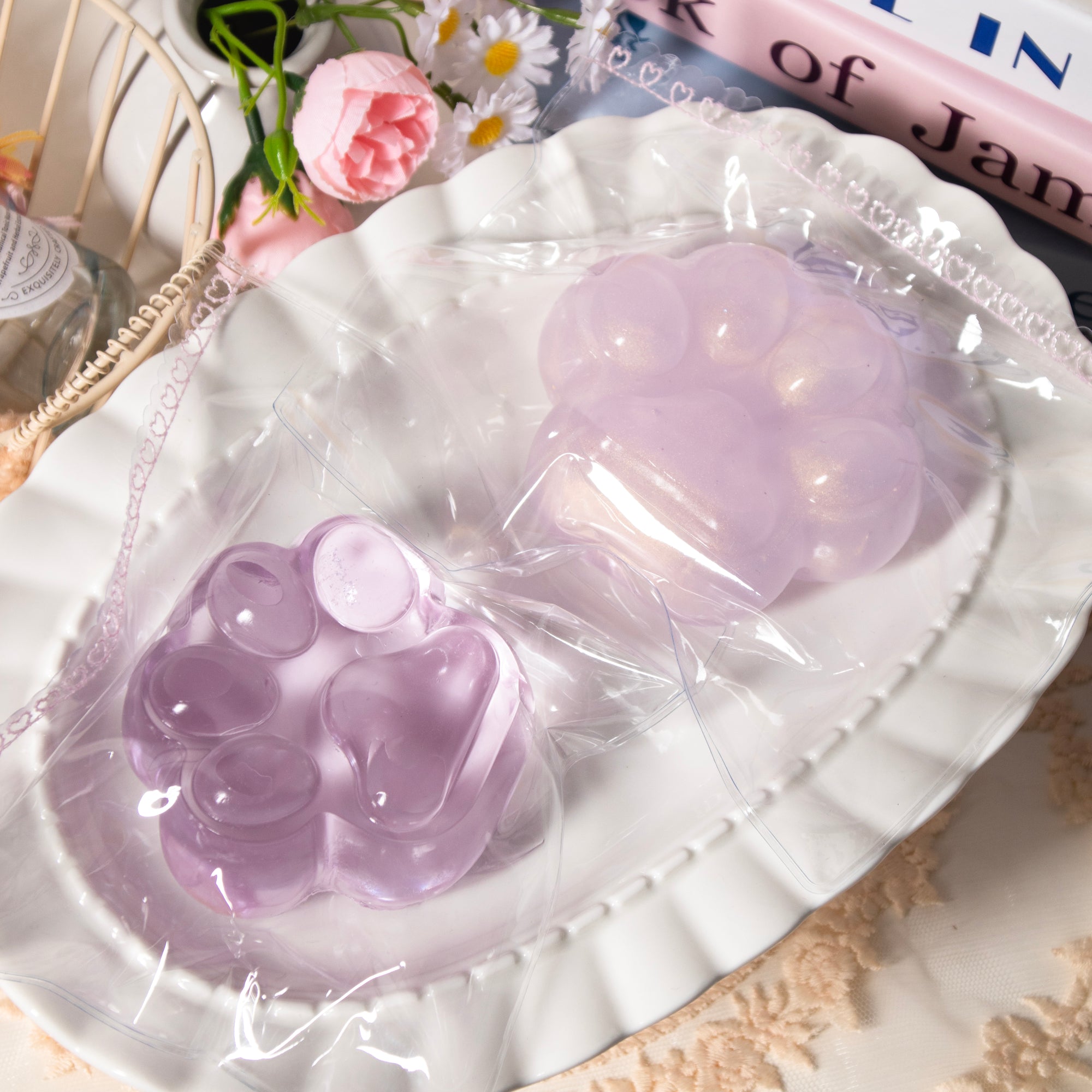 Crystal Purple Taba Squishy Paw